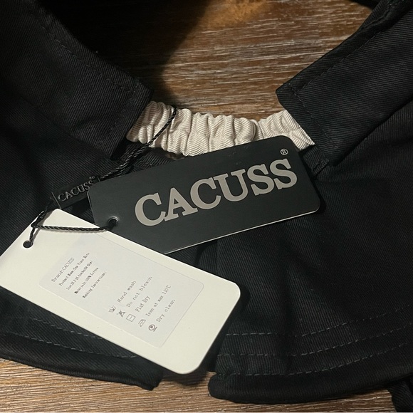 CACUSS Algodon Hats Cap of Viseras Hats Beach Black Summer Woman - Picture 3 of 11